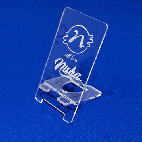 Customized Acrylic Mobile Stand for Desk | 3.5x7"